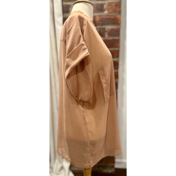 Cabi Sheer Summer Blouse Size L - Picture 4 of 5